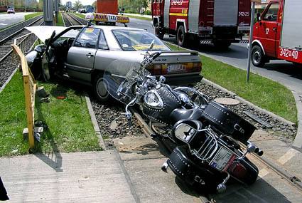 Elbląg, Wypadek motocyklowy