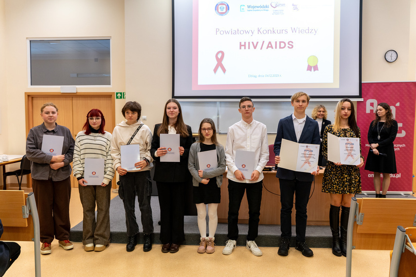 Elbląg, Młodzież imponuje wiedzą o HIV