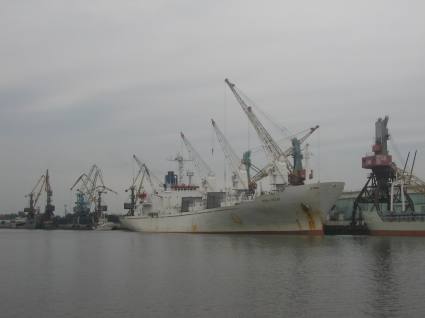 Elbląg, Port w Kaliningradzie