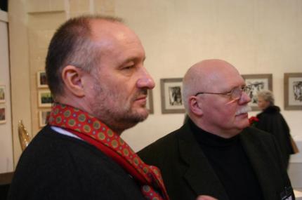 Elbląg, Waldemar Cichoń i Zbyszek Opalewski na wystawie w Compiegne