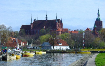 Elbląg, Frombork widziany z portu