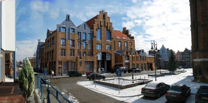 Elbląg, Wizualizacja ratusza staromiejskiego. Elbląg, Wizualizacja ratusza staromiejskiego.