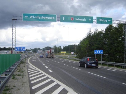 Elbląg, Elbląg – Władysławowo, czyli drogowa zmyłka nie tylko dla warszawiaków