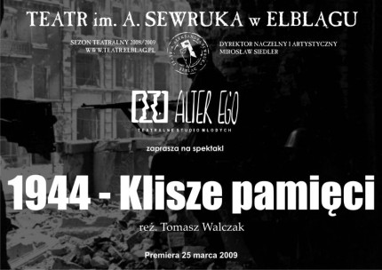 Elbląg, Trzy premiery na święto teatru Elbląg, Trzy premiery na święto teatru