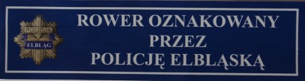 Elbląg, Oznakuj swój rower Elbląg, Oznakuj swój rower