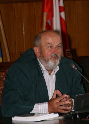 Elbląg, Prezydent Józef Gburzyński i (niżej) radni pierwszej kadencji Elbląg, Prezydent Józef Gburzyński i (niżej) radni pierwszej kadencji