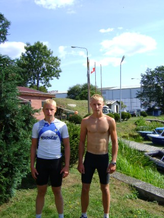 Elbląg, Osada K-2 Olimpii Elbląg: Oskar Czaja i Dominik Szynkielewski Elbląg, Osada K-2 Olimpii Elbląg: Oskar Czaja i Dominik Szynkielewski