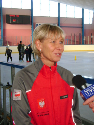 Elbląg, Ewa Białkowska, elblążanka, trenerka kadry narodowej łyżwiarek szybkich w Vancouver