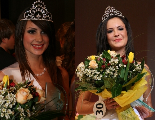 Elbląg, Od lewej: Małgorzata Janeczko Miss Ziemi Elblaskiej 2010 i Martyna Jasińska  Miss Ziemi Elbląskiej Nastolatek 2010