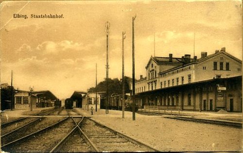 Elbląg, Dworzec w Elblągu