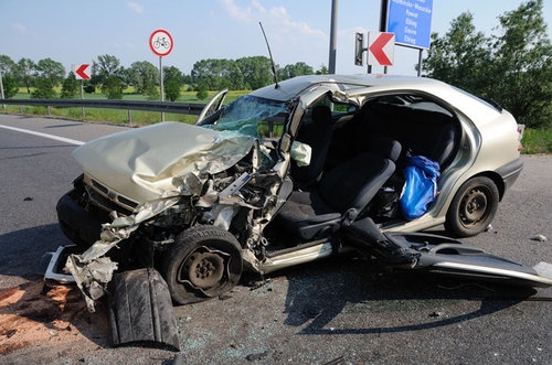 Elbląg, Wypadek w Jazowej-dwie osoby ranne