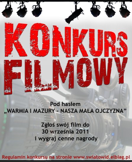 Elbląg, Nakręć film - zdobądź cenne nagrody! Elbląg, Nakręć film - zdobądź cenne nagrody!