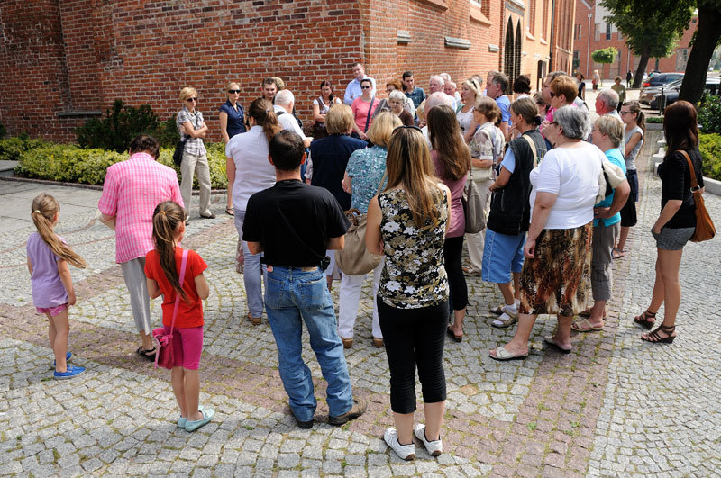 Elbląg, Chętnych na zwiedzanie katedry i Starego Miasta nie brakowało