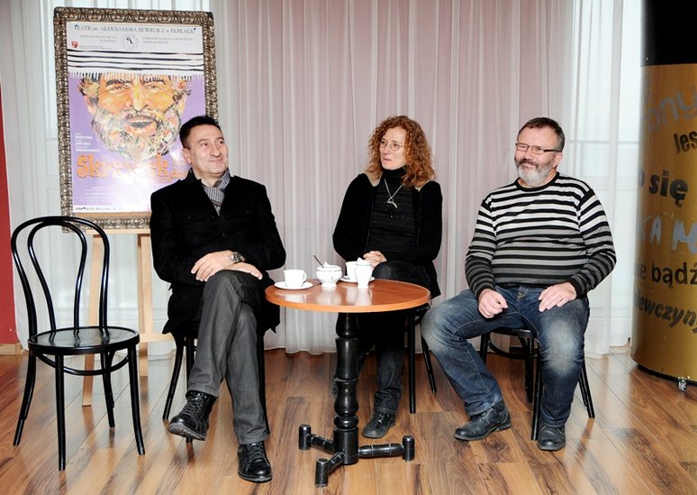 Elbląg, Na zdj. od lewej: Artur Hofman, Violetta Suska, Krzysztof Kolba