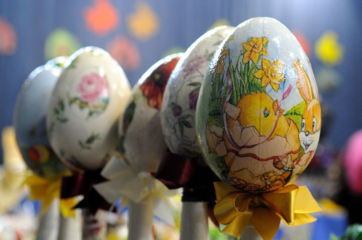 Elbląg, Zdobione jaja wielkanocne można było nabyć na jarmarku w Światowidzie
