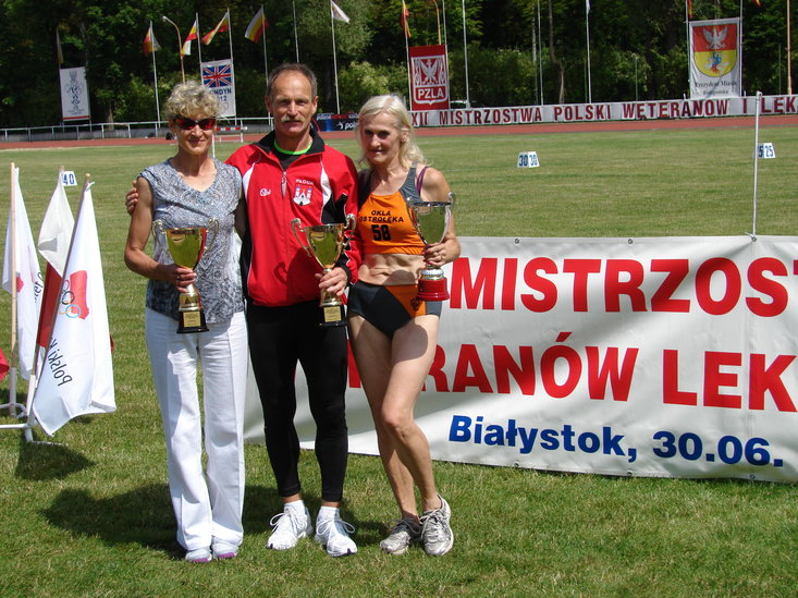 Elbląg, Nasza rekordzistka Marianna Biskup (na zdj. z lewej -
