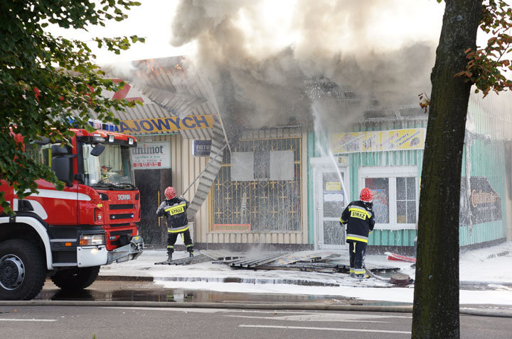Elbląg, Pożar na Sopockiej Elbląg, Pożar na Sopockiej