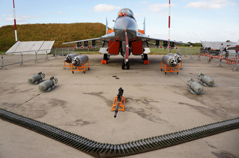 Elbląg, MiG-29A i jego uzbrojenie