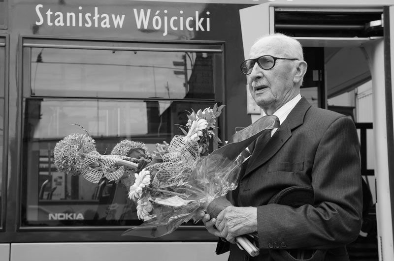 Elbląg, Stanisław Wójcicki został pierwszym patronem elbląskiego tramwaju