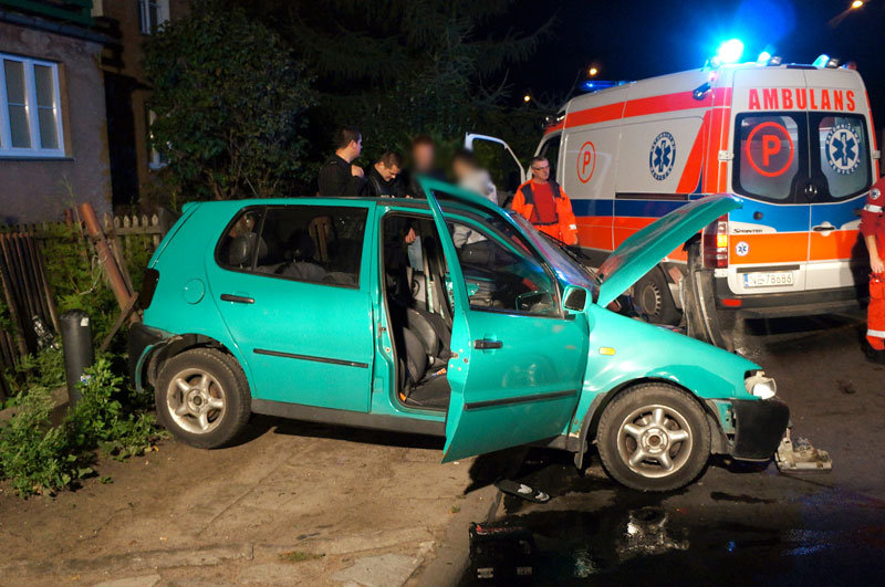 Elbląg, Wypadek na Orzeszkowej: dwie osoby ranne