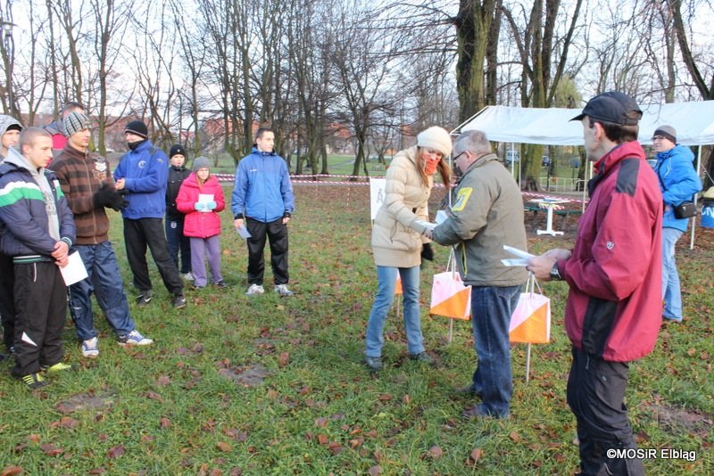 Elbląg, Twardziele biegali z mapą