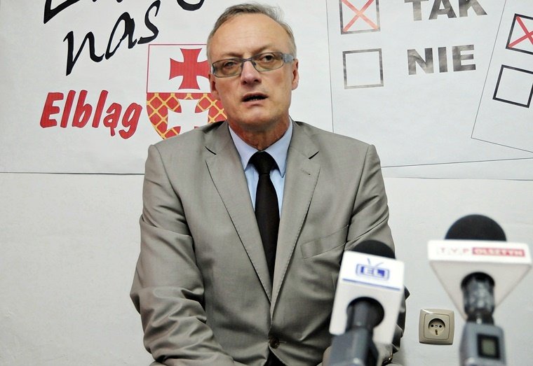 Elbląg, Falkiewicz komentuje „sukces” Penkalskiego Elbląg, Falkiewicz komentuje „sukces” Penkalskiego