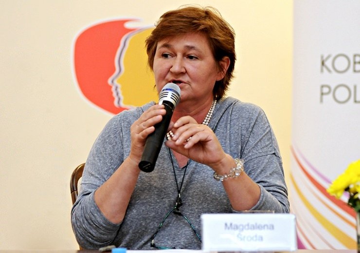 Elbląg, Prof. Magdalena Środa mówiła wczoraj w Elblągu m.in. o tym, dlaczego warto głosować na kobiety