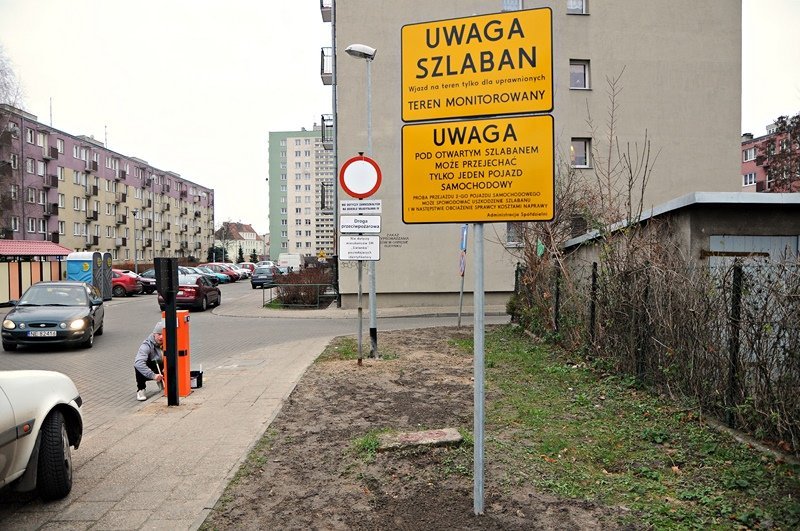 Elbląg, Szlaban w przestrzeni publicznej Elbląg, Szlaban w przestrzeni publicznej