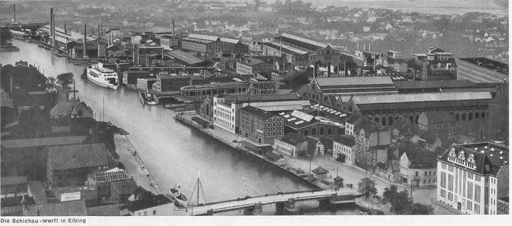 Elbląg, Stocznia Schichaua Elbląg, Stocznia Schichaua