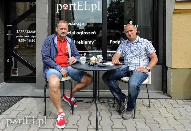 Elbląg, Trener Adam Boros był gościem Caffe portEl.pl