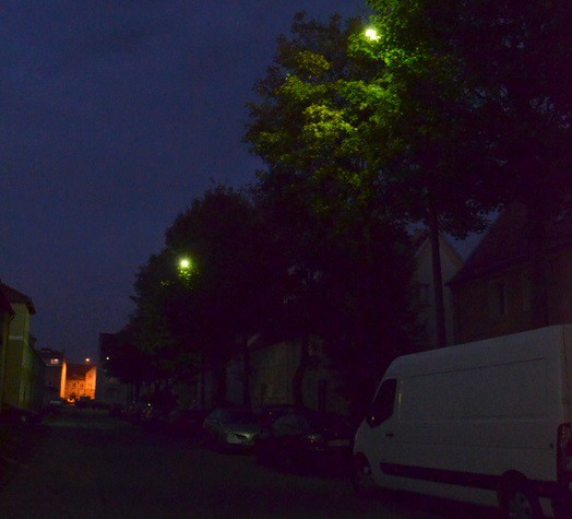 Elbląg, Ciemno jak… na Okrzei Elbląg, Ciemno jak… na Okrzei