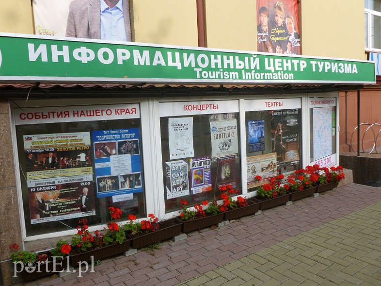 Elbląg, Informacja turystyczna w Kaliningradzie mieści się około 15 minut piechotą od centrum