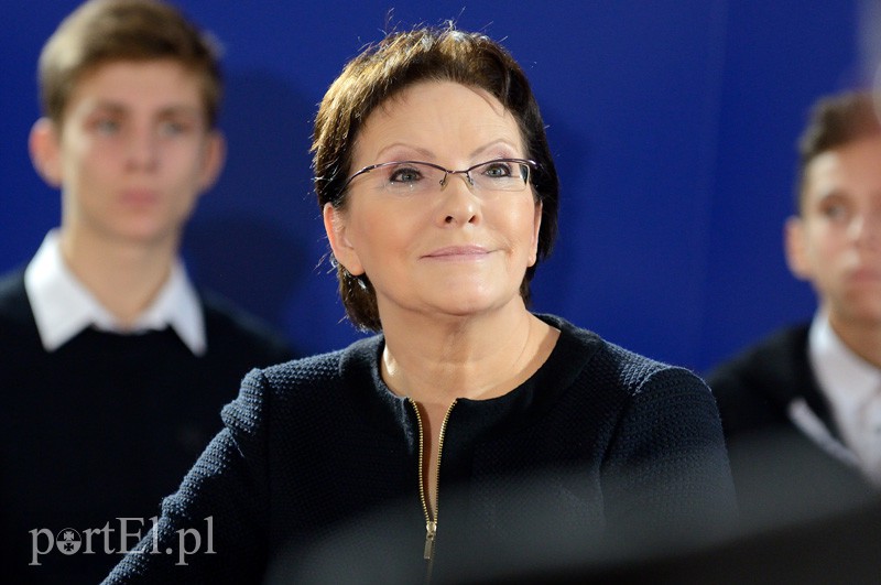 Elbląg, Premier Ewa Kopacz podczas spotkania z przedsiębiorcami w Pasłęku Elbląg, Premier Ewa Kopacz podczas spotkania z przedsiębiorcami w Pasłęku