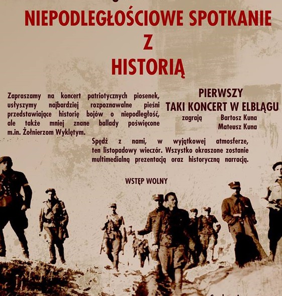 Elbląg, Koncert piosenek patriotycznych Elbląg, Koncert piosenek patriotycznych