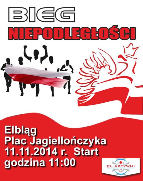 Elbląg, Będą świętować niepodległość w biegu Elbląg, Będą świętować niepodległość w biegu