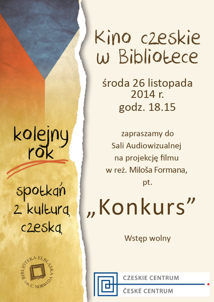 Elbląg, Debiut reżyserski Milosa Formana na ekranie Elbląg, Debiut reżyserski Milosa Formana na ekranie