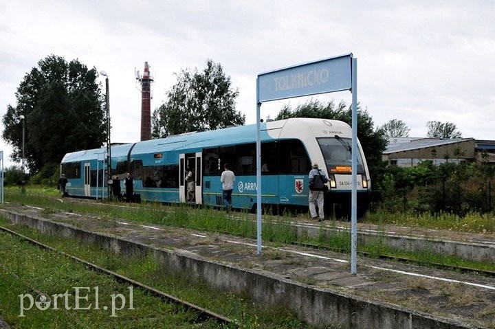 Elbląg, Kolej Nadzalewowa jeździła przez trzy sezony