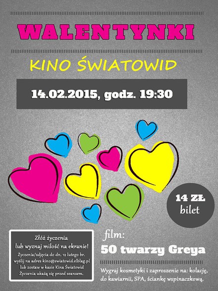 Elbląg, Walentynki w Kinie Światowid Elbląg, Walentynki w Kinie Światowid