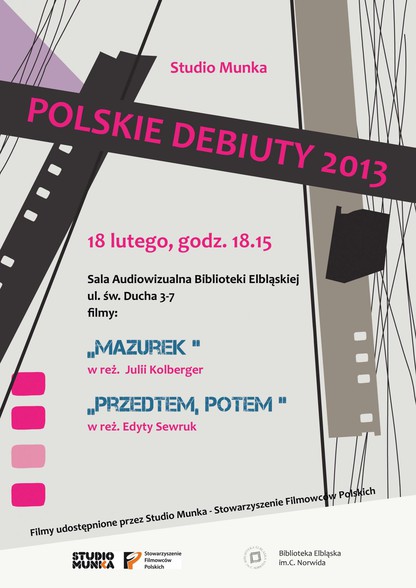 Elbląg, Przegląd polskich debiutów filmowych Elbląg, Przegląd polskich debiutów filmowych