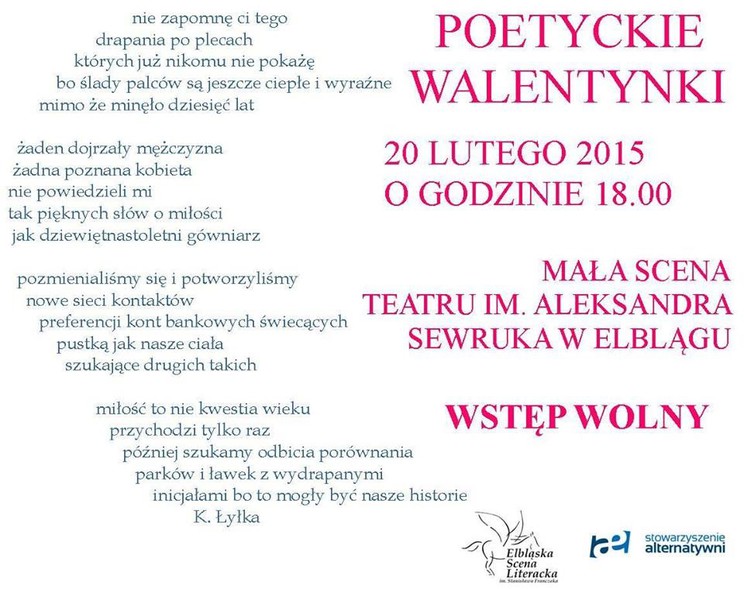 Elbląg, Walentynkowa Elbląska Scena Literacka