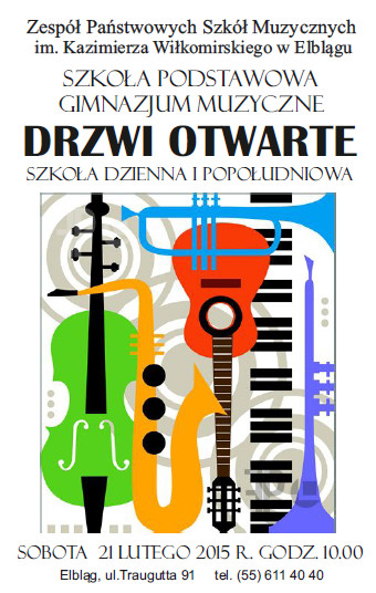 Elbląg, Drzwi Otwarte w Zespole Państwowych Szkół Muzycznych Elbląg, Drzwi Otwarte w Zespole Państwowych Szkół Muzycznych