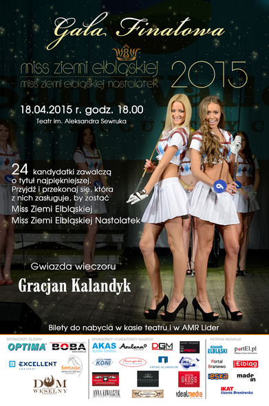 Elbląg, Gala Miss Ziemi Elbląskiej 2015