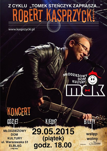 Elbląg, Robert Kasprzycki wystąpi w MDK-u Elbląg, Robert Kasprzycki wystąpi w MDK-u