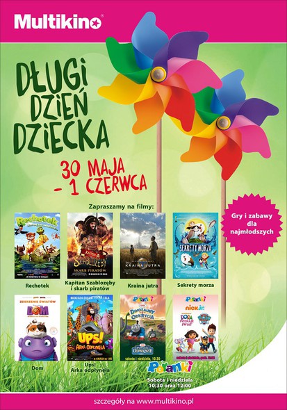 Elbląg, Długi Dzień Dziecka z atrakcjami w Multikinie! Elbląg, Długi Dzień Dziecka z atrakcjami w Multikinie!