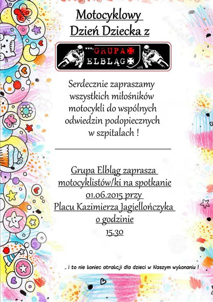 Elbląg, Motocykliści dzieciom Elbląg, Motocykliści dzieciom