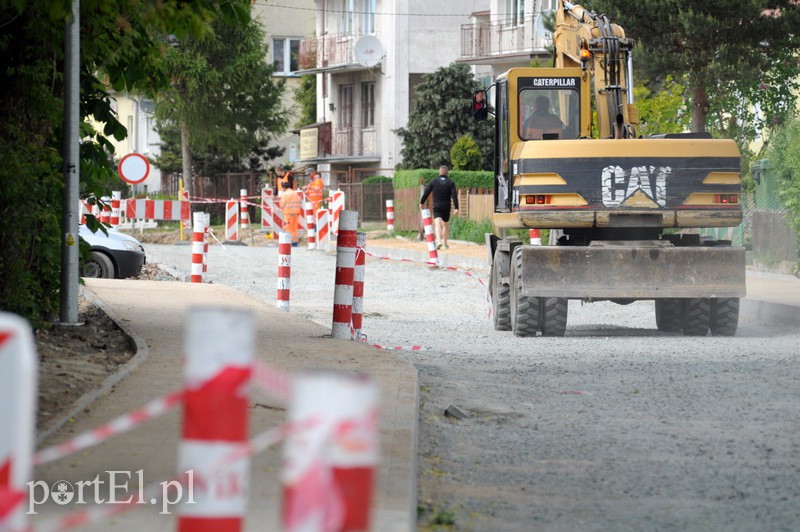 Elbląg, Przebudowa ul. Częstochowskiej idzie pełną parą