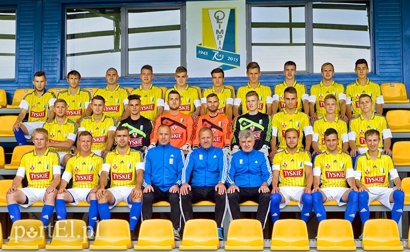 Elbląg, Trening i sesja zdjęciowa Olimpii Elbląg, Trening i sesja zdjęciowa Olimpii