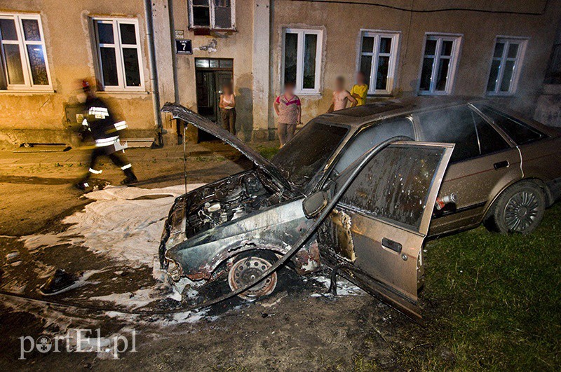 Elbląg, Spłonął samochód przy ul. Górnośląskiej