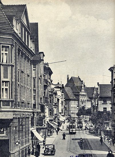 Elbląg, Ulica 1 Maja przed wojną
