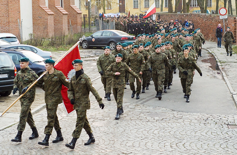 Elbląg, Już po raz 6. uczniowie klas mundurowych przeszli w Marszu Podchorążych